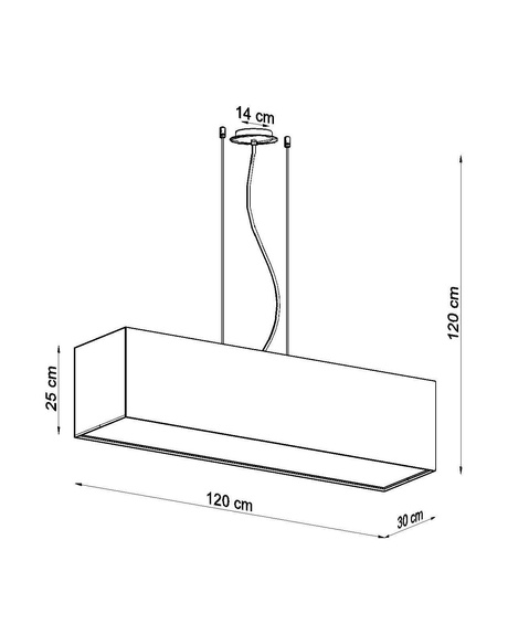 Żyrandol SANTA 120 czarny + 5x Żarówka LED E27 3000K Ciepła 7,5W 620lm
