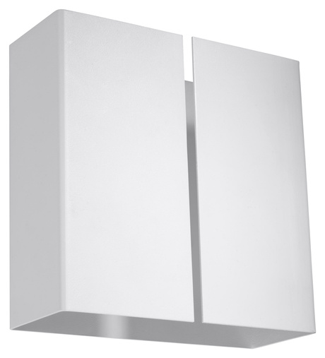 Kinkiet LINEA biała + 2x Żarówka LED G9 3000K Ciepła 4,5W 510lm