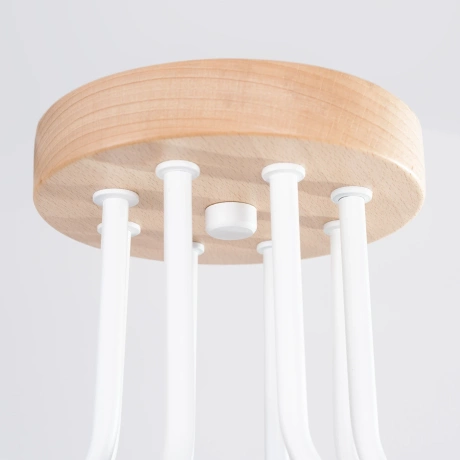 Żyrandol TIMBO 8 biały