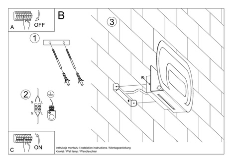 Kinkiet SACCON biała + 2x Żarówka LED G9 3000K Ciepła 4,5W 510lm