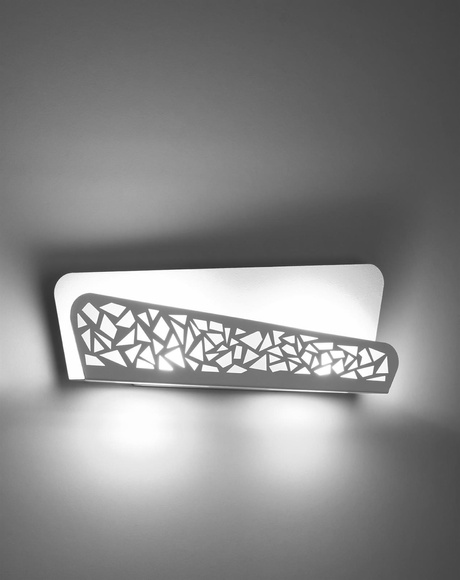 Kinkiet ALIZA biała + Żarówka LED G9 4000K Zimna 4,5W 530lm