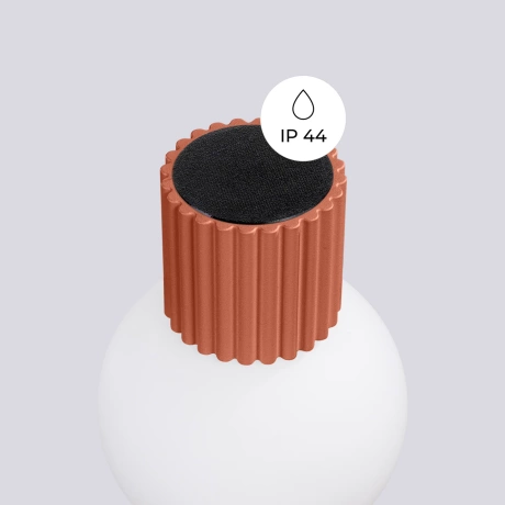 Kinkiet HALO ochra czerwona IP44