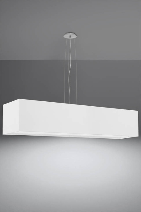 Żyrandol SANTA 120 biały + 5x Żarówka LED E27 3000K Ciepła 7,5W 620lm