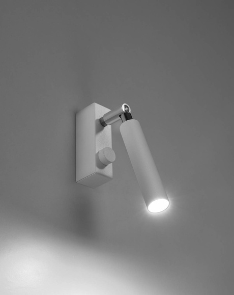 Kinkiet EYETECH 1 biały + 1x Żarówka LED G9 3000K Ciepła 4,5W 510lm