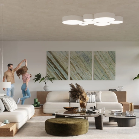 Plafon sufitowy ARENA 45 BIAŁA