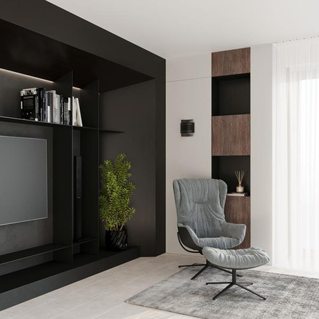 Kinkiet HESTIA czarny + 1x Żarówka LED G9 4000K Zimna 4,5W 530lm