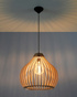 Lampa wisząca APRILLA naturalne drewno + 1x Żarówka LED E27 4000K Zimna 7,5W 650lm