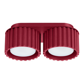 Plafon AURA 2 burgund Gx53 + 2X Żarówka LED GX53 4000K 8W 720lm