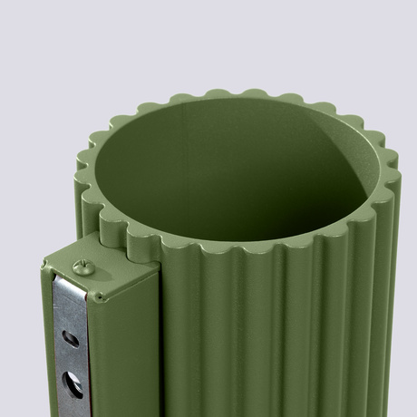 Kinkiet AURA zielony oliwkowy G9 + 1X Żarówka LED G9 3000K Ciepła 4,5W 450lm