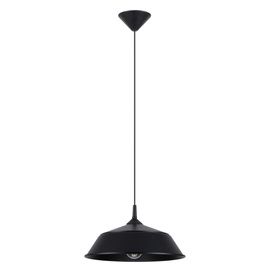 Lampa wisząca FRIKA czarna + 1x Żarówka LED E27 3000K Ciepła 7,5W 620lm