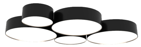 Plafon sufitowy ARENA 25 SZARA + 1x Żarówka LED E27 4000K Zimna 7,5W 650lm