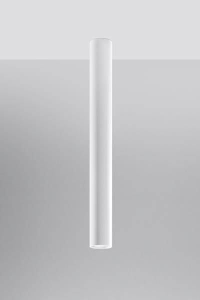 Plafon LAGOS 60 biały + 1x Żarówka LED GU-10 3000K Ciepła 7W 620lm