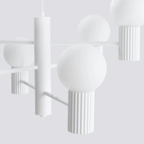 Żyrandol HALO 6 biały