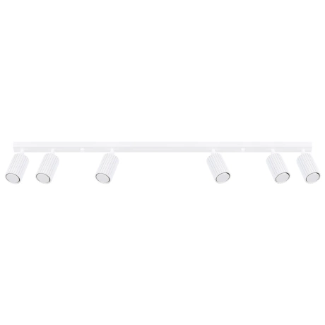 Plafon KARBON 6L biały