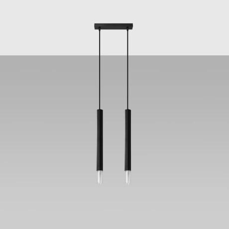 Lampa wisząca WEZYR 2 czarna