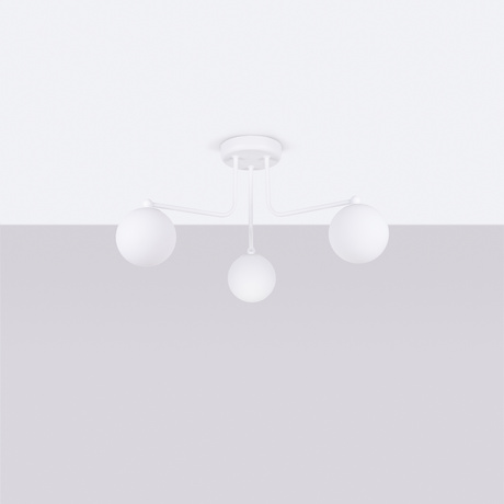 Żyrandol ASTRAL 3 biały + 3x Żarówka LED G9 3000K Ciepła 4,5W 450lm