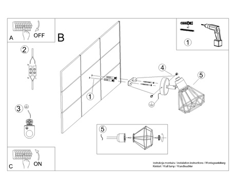Kinkiet ARTEMIS 1 biały + 1x Żarówka LED E14 4000K Zimna 7,5W 680lm
