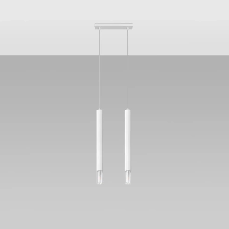 Lampa wisząca WEZYR 2 biała