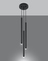 Lampa wisząca PASTELO 3P czarny + 3x Żarówka LED G9 3000K Ciepła 4,5W 510lm