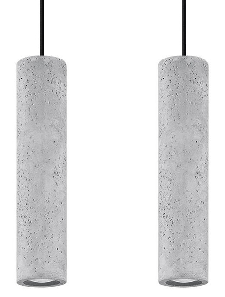 Lampa wisząca LUVO 2 + 2x Żarówka LED GU-10 4000K Zimna 7W 630lm