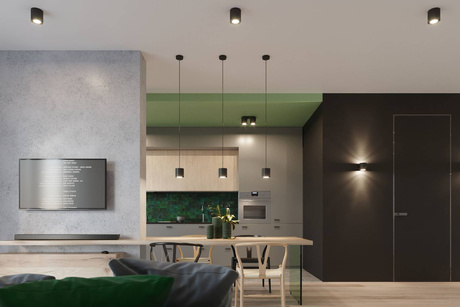 Kinkiet ORBIS czarny + 1x Żarówka LED G9 3000K Ciepła 4,5W 510lm