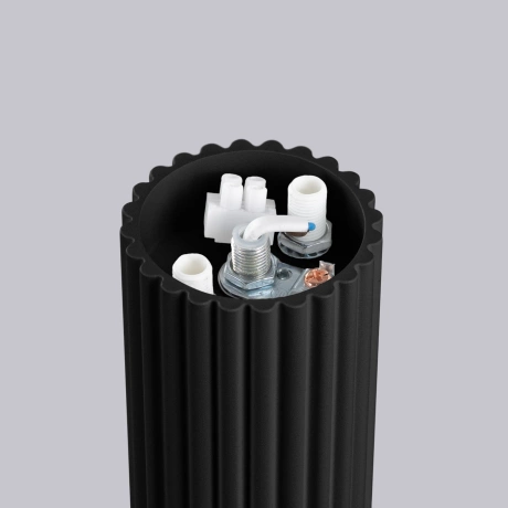 Plafon HALO czarny IP44