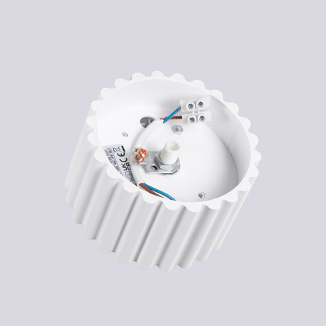 Plafon AURA 1 biały Gx53 + 1X Żarówka LED GX53 3000K 8W 720lm