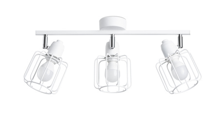 Plafon BELUCI 3 biały + 3x Żarówka LED E14 3000K Ciepła 7,5W 620lm