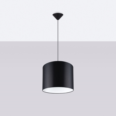 Lampa wisząca NOVA 30 czarna + 1x Żarówka LED E27 3000K Ciepła 7,5W 620lm