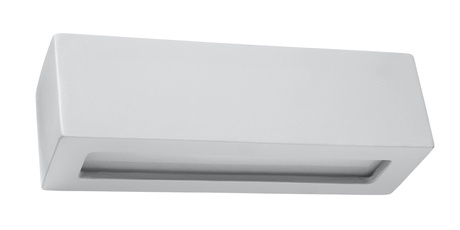 Kinkiet ceramiczny VEGA szary + 1x Żarówka LED E27 4000K Zimna 7,5W 650lm