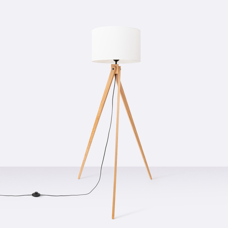 Lampa podłogowa NATT biała