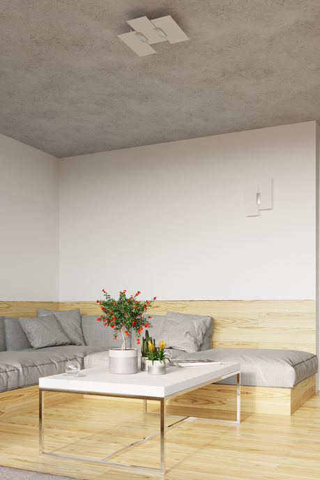 Plafon FABIANO + 3x Żarówka LED E27 3000K Ciepła 7,5W 620lm