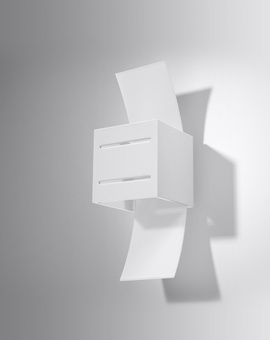 Kinkiet LORETO biały + 1x Żarówka LED G9 3000K Ciepła 4,5W 510lm