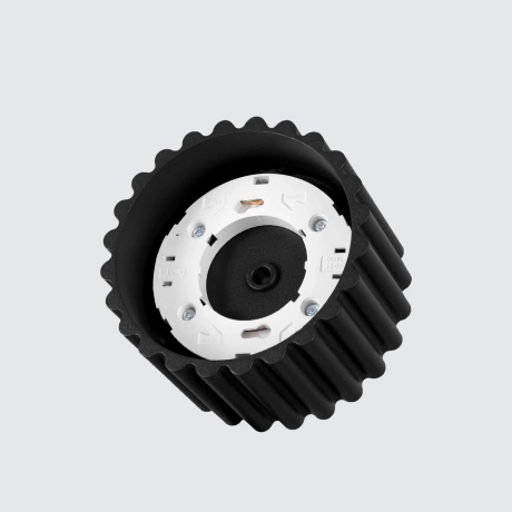 Plafon AURA 1 czarny Gx53