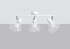 Plafon ARTEMIS 3 biały + 3x Żarówka LED E14 3000K Ciepła 7,5W 620lm