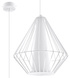 Lampa wisząca DEMI biała + 1x Żarówka LED E27 3000K Ciepła 7,5W 620lm