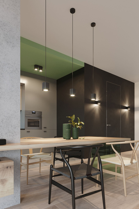 Kinkiet ORBIS czarny + 1x Żarówka LED G9 4000K Zimna 4,5W 530lm