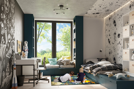 Kinkiet VECTOR czarny + 1X Żarówka LED E27 3000K 7W 760lm