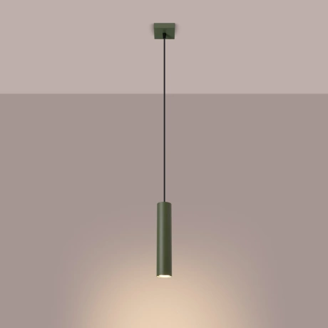 Lampa wisząca LAGOS 1 zielona oliwka