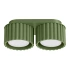 Plafon AURA 2 zielony oliwkowy Gx53