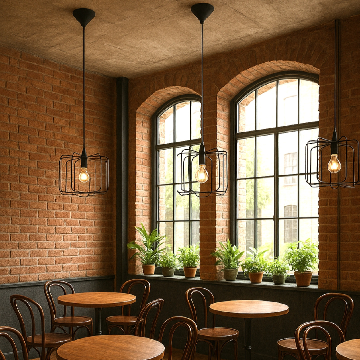 Lampa wisząca SKAAR czarna