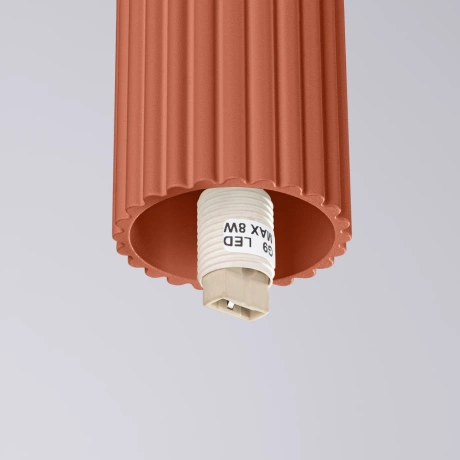 Plafon HALO ochra czerwona IP44