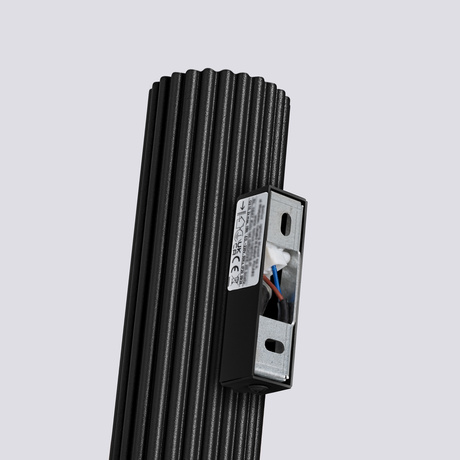 Kinkiet KARBON 30 czarny + 2x Żarówka LED GU-10 4000K Zimna 7W 530lm