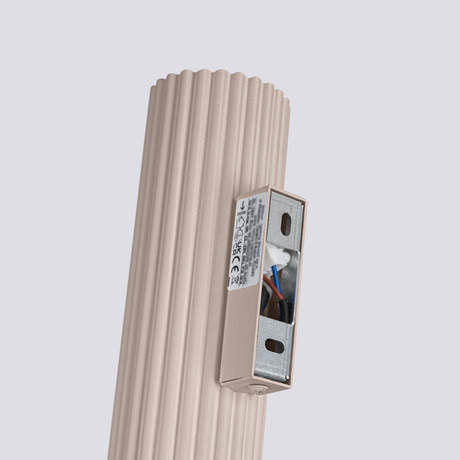 Kinkiet KARBON 20 taupe + 2X Żarówka LED GU-10 4000K Zimna 7W 530lm