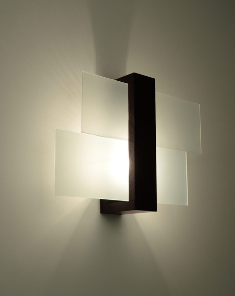 Kinkiet FENIKS 1 wenge + 1x Żarówka LED E27 4000K Zimna 7,5W 650lm