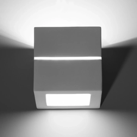 Kinkiet ceramiczny LEO LINE biały