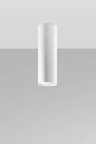 Plafon LAGOS 20 biały + 1x Żarówka LED GU-10 4000K Zimna 7W 630lm