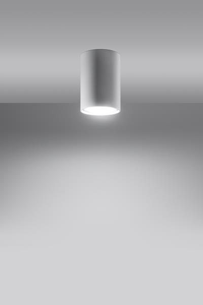 Plafon LAGOS 10 biały +1x Żarówka LED GU-10 4000K Zimna 7W 630lm