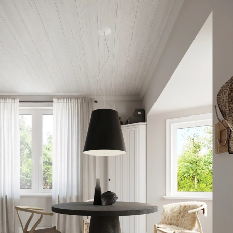 Żyrandol GENEVE 50 czarna