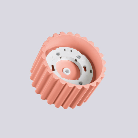 Plafon AURA 1 brzoskwiniowy Gx53 + 1X Żarówka LED GX53 4000K 8W 720lm